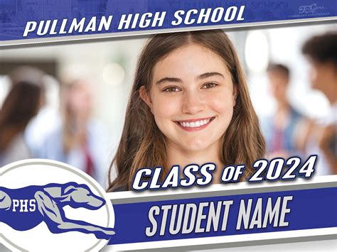 Pullman High School Senior Yard Sign | 18x24 — shop.ConnellWA.com