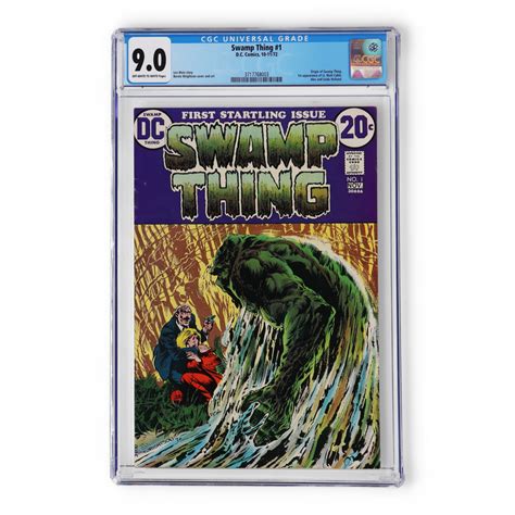 1972 Swamp Thing Issue 1 DC Comic Book CGC 9 0 Pristine Auction