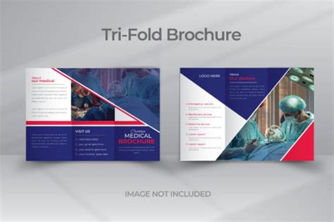 Modern Trifold Hospital Brochure Design Graphic By Vmsit · Creative Fabrica