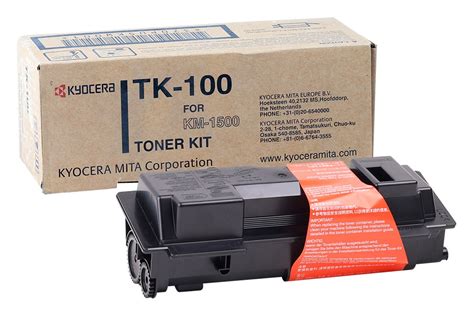 Kyocera Mita TK 100 Orjinal Toner KM 1500 1815 1820 2500