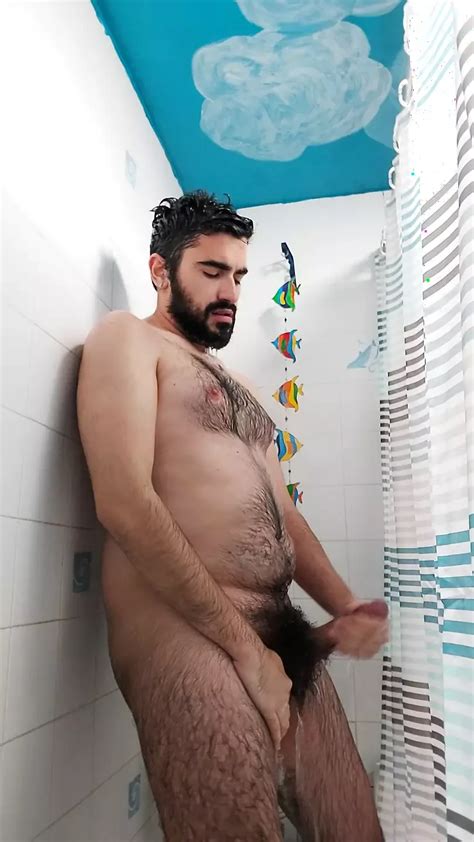 Handsome Hairy Guy Jerks Off In The Shower Spanish Gay Porn By Onlyfans XHamster