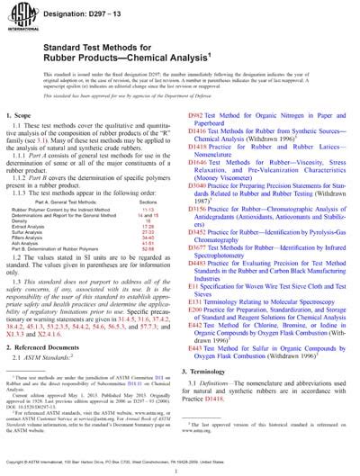 Astm D Standard Test Method For Rubber Chemical Hot Sex Picture