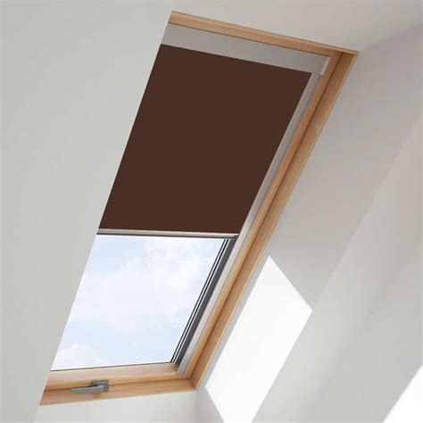 Brown Roof Skylight Blind For Fakro Windows – Cheapest Blinds UK Ltd