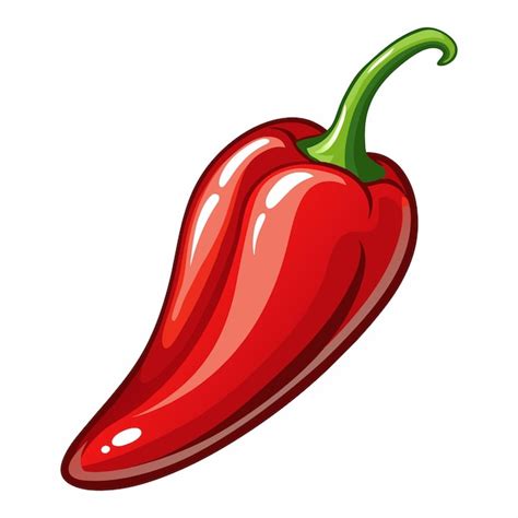 Hot Pepper Clipart Vector Illustration Premium AI Generated Vector