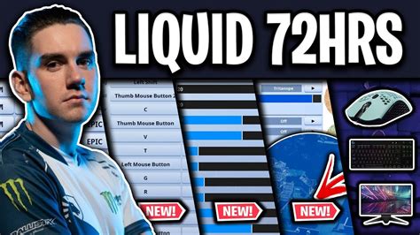 Liquid 72hrs New Fortnite Settings Keybinds And Setup Season 9 Youtube