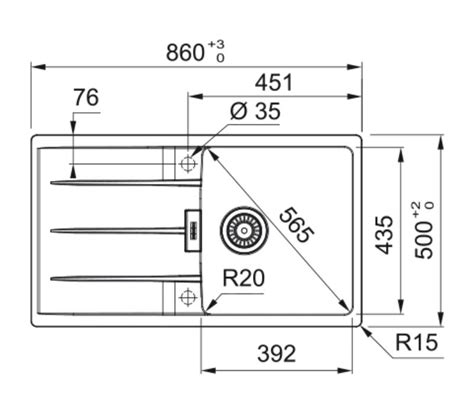 Franke Centro CNG 611 86 Fragranit DuraKleen Plus Steingrau