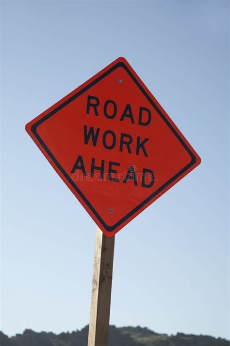 Road Work Ahead Sign Logo