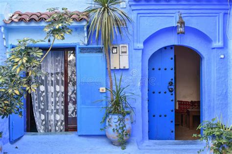 Chefchaouen Es Una Ciudad De Marruecos Famosa Por Sus Edificios En Azul