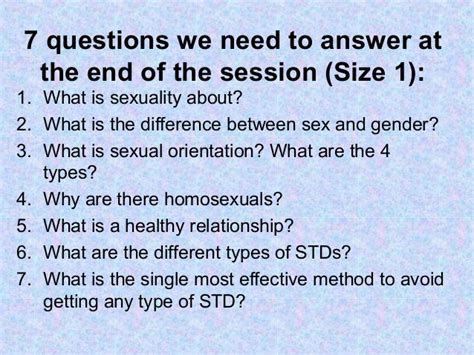 Sex And Sexuality Powerpoint