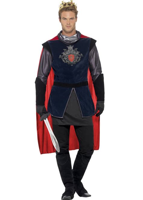 Mens Medieval King Arthur Costume