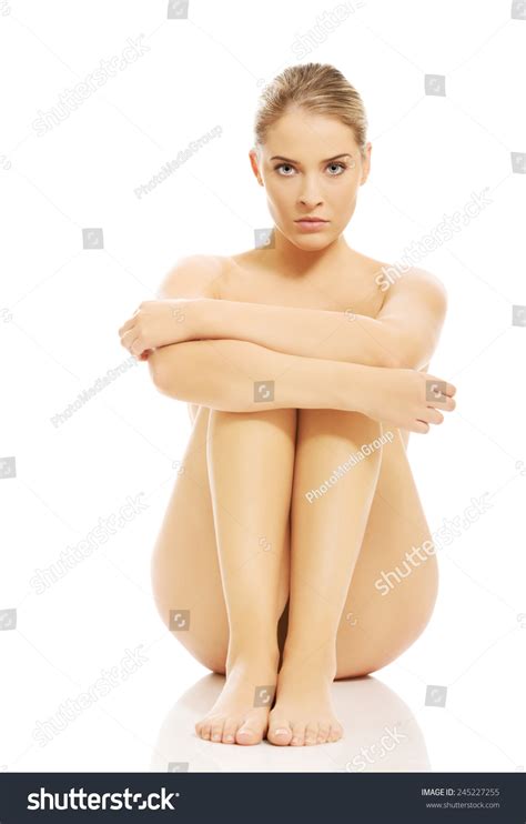 Nude Woman Sitting On Floor Stock Photo 245227255 Shutterstock