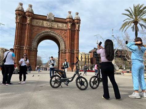 Barcelona Hour Montjuic Mountain E Bike Guided Tour