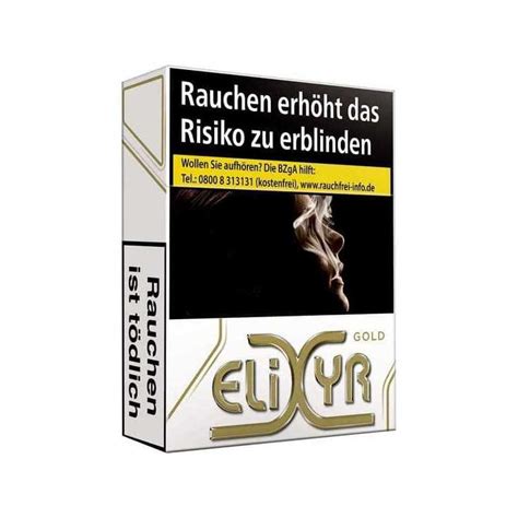 Elixyr Gold Zigaretten Xl Packung Kaufen Tabak Market