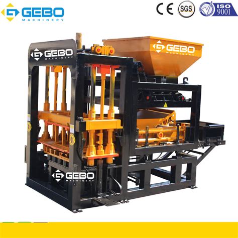 Qt4 18 Paving Block Making Machine Automatic Cement Block Moulding