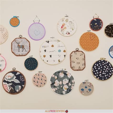 Easiest Ever Embroidery Hoop Wall Art (Tutorial) | AllFreeSewing.com