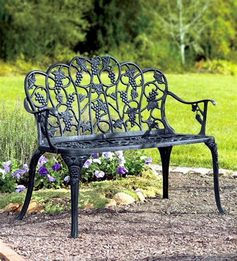 Wooden Bench 48 Creative Ideas Garden Design Stone And Wrought Iron Ofdesign