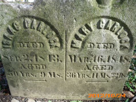 Isaac Carlock 1792 1843 Find A Grave Memorial