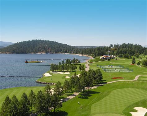 No Golf Cart Needed Floating Golf Course At Coeur Dalene Resort — Knstrct