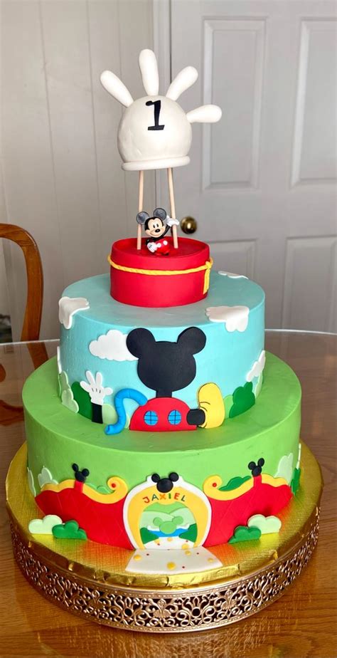 Mickey Mouse Clubhouse First Birthday Cake Artofit