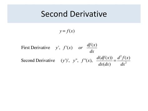 PPT - The Second Derivative PowerPoint Presentation, free download - ID ...