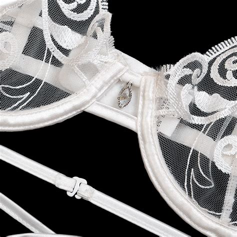 Transparent Embroidery Lingerie Sexy Fashion Full Body Harness Bondage Lingerie Dominatrix