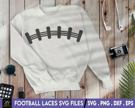 Football Laces Svg Bundle Football Clipart Football Lace Etsy