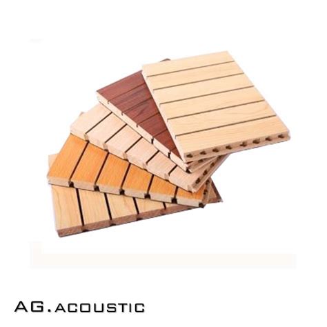 AG Acoustic MGO Core Wood Timber Grooved Soundproofing Wall Board