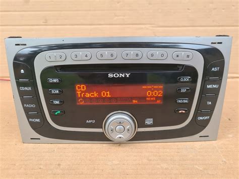 Radio Sony Cd Mp Ford Mondeo Mk Focus Mk C Max S Max Kuga Kod