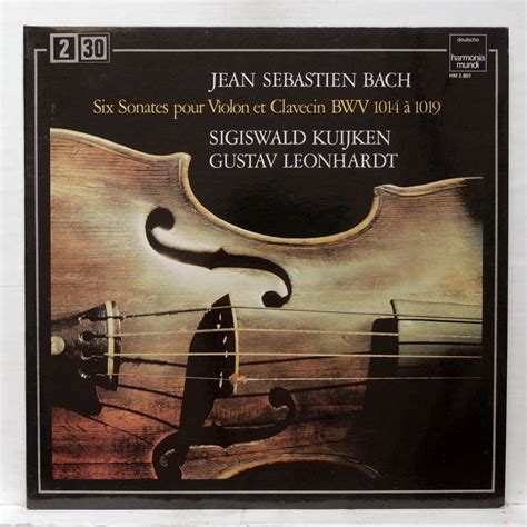 Js Bach Six Sonatas For Violin And Harpsichord Bwv 1014 To 1019 By