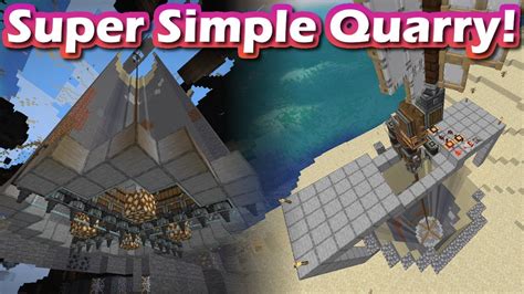 Simplest And Fastest Quarry Minecraft Create Mod YouTube