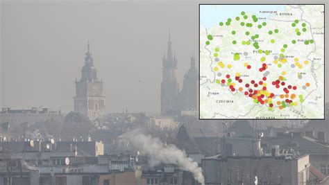 Trująca zawiesina atakuje Polskę Dwa miasta w czarnym rankingu