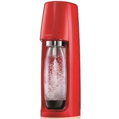 Sodastream Spirit Machine à Soda Rouge Achat And Prix Fnac