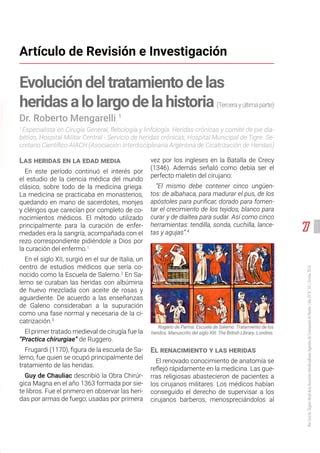 Evolucion Del Tratamiento De Las Heridas Pdf Descarga Gratuita