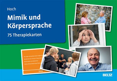 Mimik Und K Rpersprache Therapiekarten Mit Seitigem Booklet