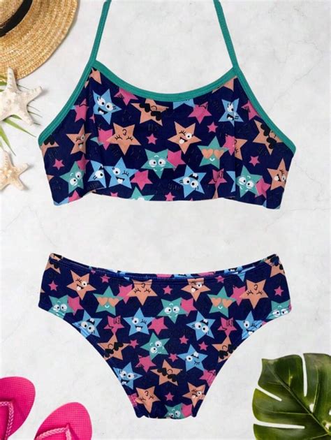 Lined Youth Bikini For Teenage Girls Assorted Prints Summer 2024 Moda de Mujer SHEIN México