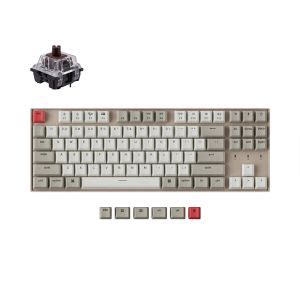 Game One Keychron K Compact RGB Gateron Hot Swappable Mechanical Keyboard Brown K H