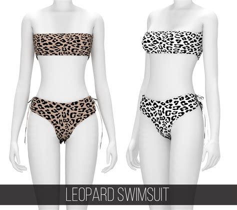 Fifthscreations Leopard Swimsuit Sims 4 Updates ♦ Sims 4 Finds And Sims 4 Must Haves ♦