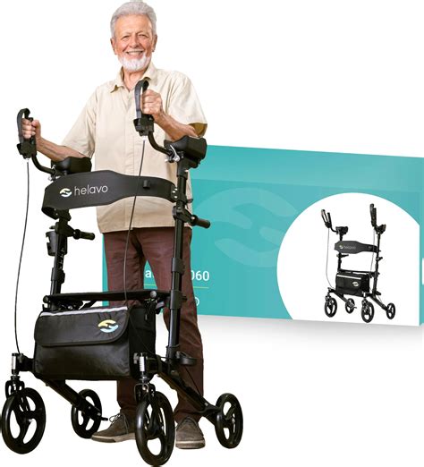 Amazon.com: Drive Medical Elevate Upright Walker with Seat and Armrests