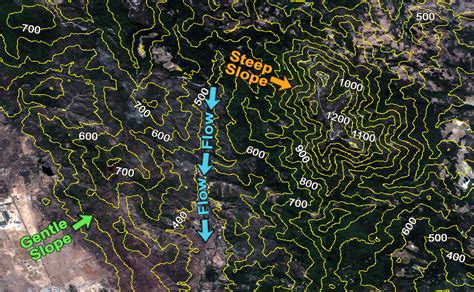 What Do Contour Lines On A Topographic Map Show Gis Geography