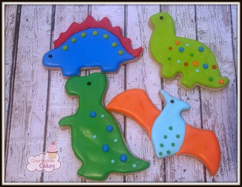 Dinosaur Decorated Sugar Cookies 1 dozen