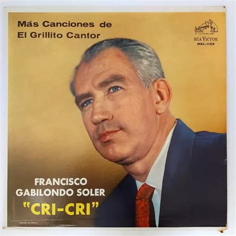 Cri Cri Mas Canciones De El Grillito Cantor Lp