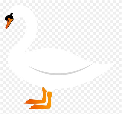 Cartoon Swan Royalty Free Vector Clip Art Illustration - Swan Clipart ...