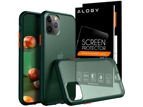 Etui Alogy Matowe Bumper Case Do Apple IPhone 11 Pro Max Zielone