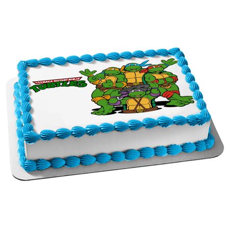 Tmnt Slab Cake Ninja Turtle Cake Birthday Places Donatello Edible