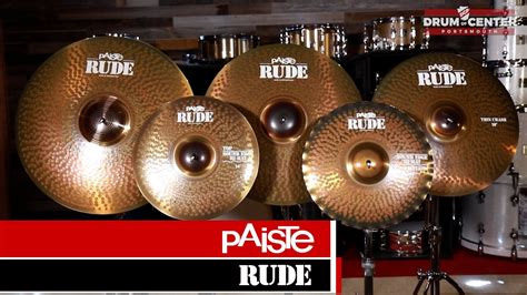 Paiste Rude Series Cymbal Demo Youtube