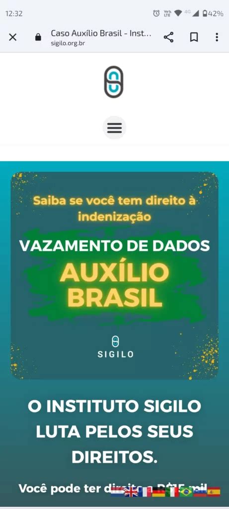 Instituto Sigilo Consulta Indeniza O Aux Lio Brasil Cpf