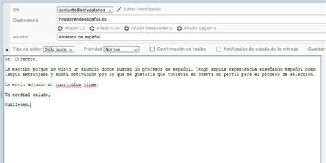 Cómo escribir un email Ser y Estar Aprende Español Online