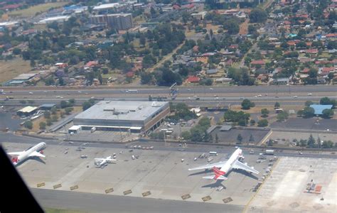 Or Tambo International Airport Johannesburg South Africa Aerial View