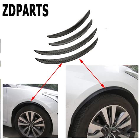 ZDPARTS 2PC Samochod W Fender Ko A Opon Kraw Dzi Brwi W Gla Naklejki