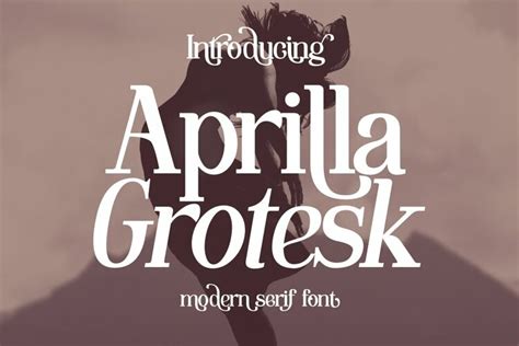 Aprilla Grotesk Font Free Font